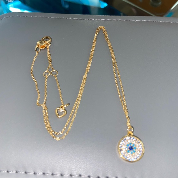NWOT Kate Spade Evil Eye Necklace - Picture 10 of 10